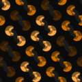 Free geometric twist polka dot patterns
