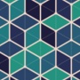 Free hexagonal cube mesh patterns