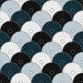 Free japanese fan wheel wave patterns