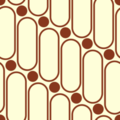 Free lozenge dot patterns