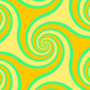 Free spiral triangle entwine patterns