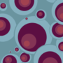 Free vector bubbles patterns