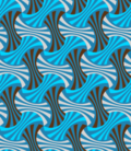 Free woven fan stripe patterns